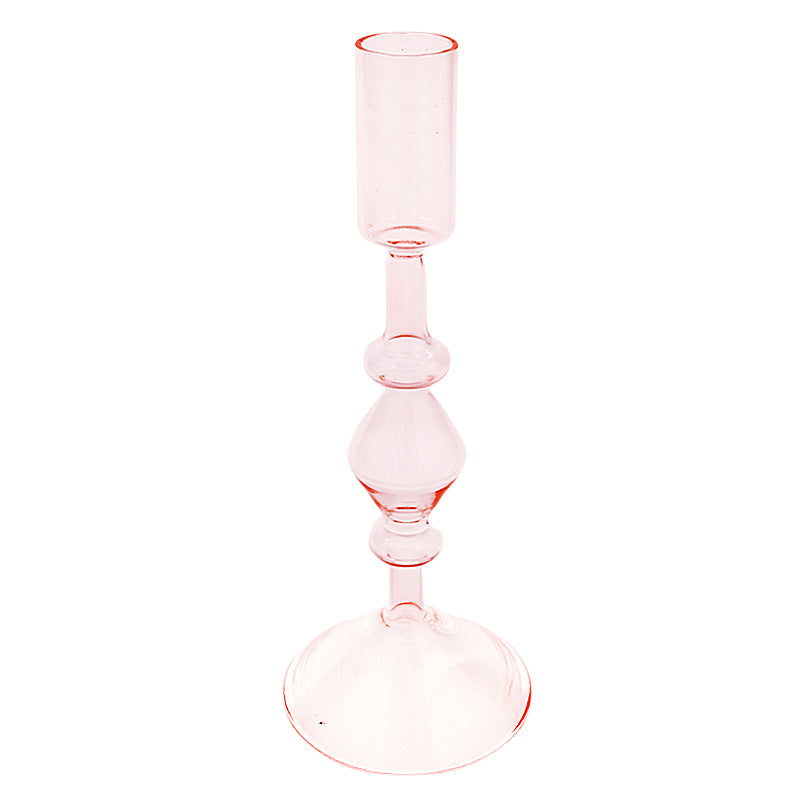 Wisteria Candleholder Pink L