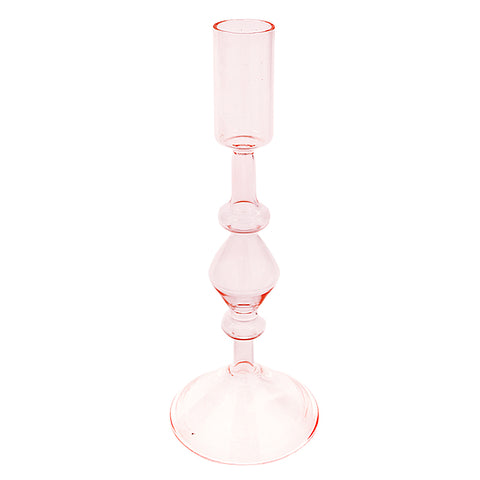 Wisteria Candleholder Pink L