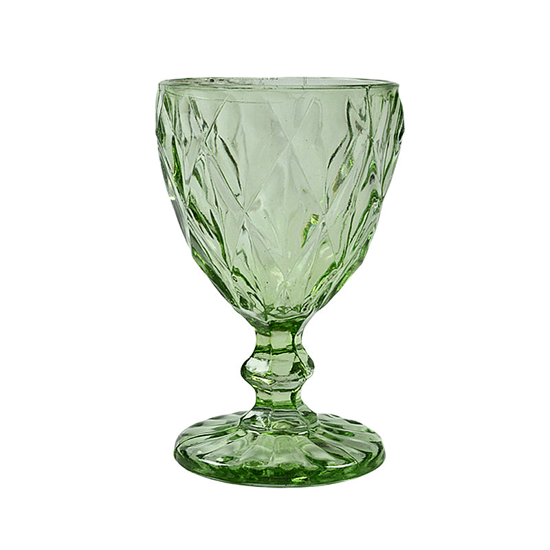 Peony Wine glass Green