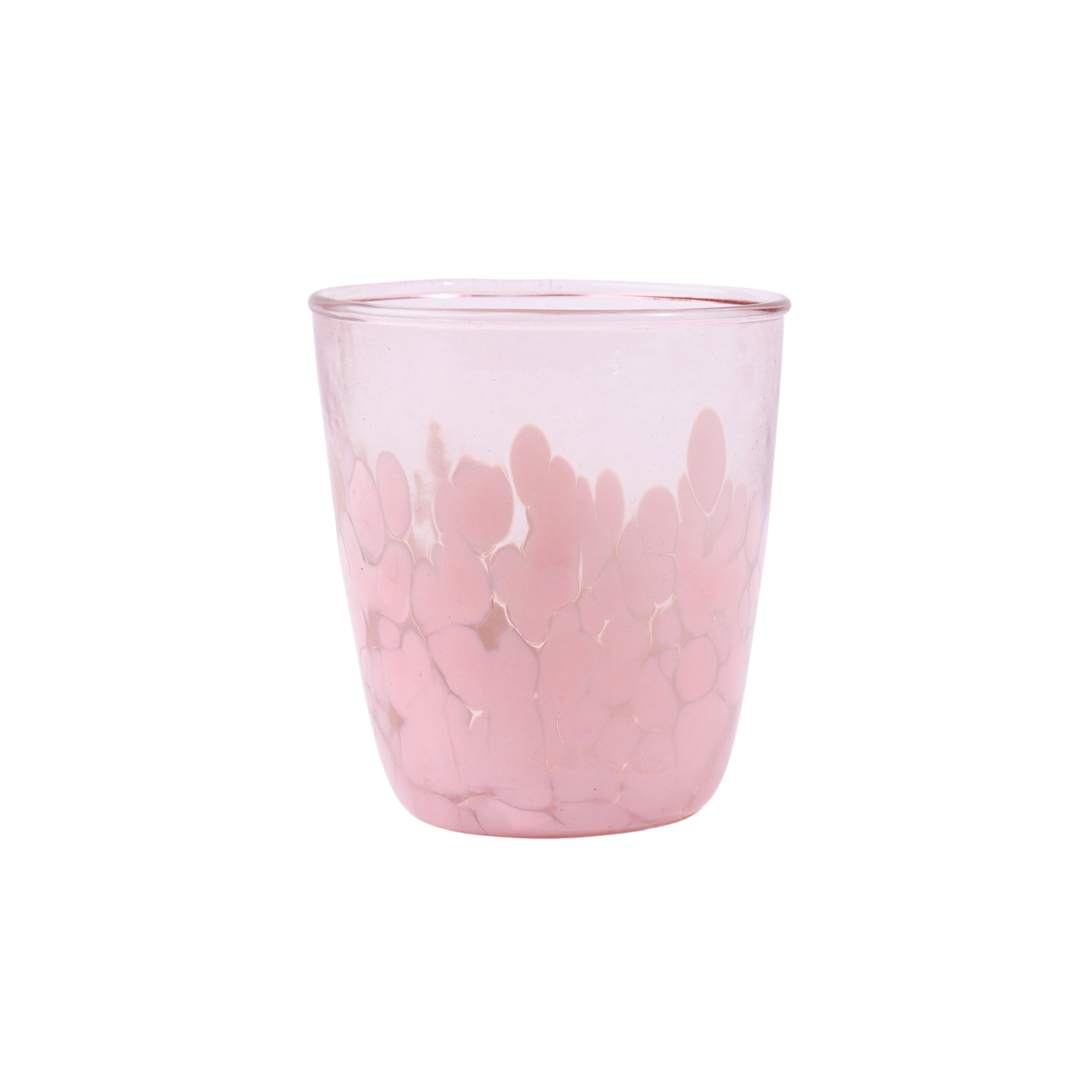 Hazel drinking glass pink