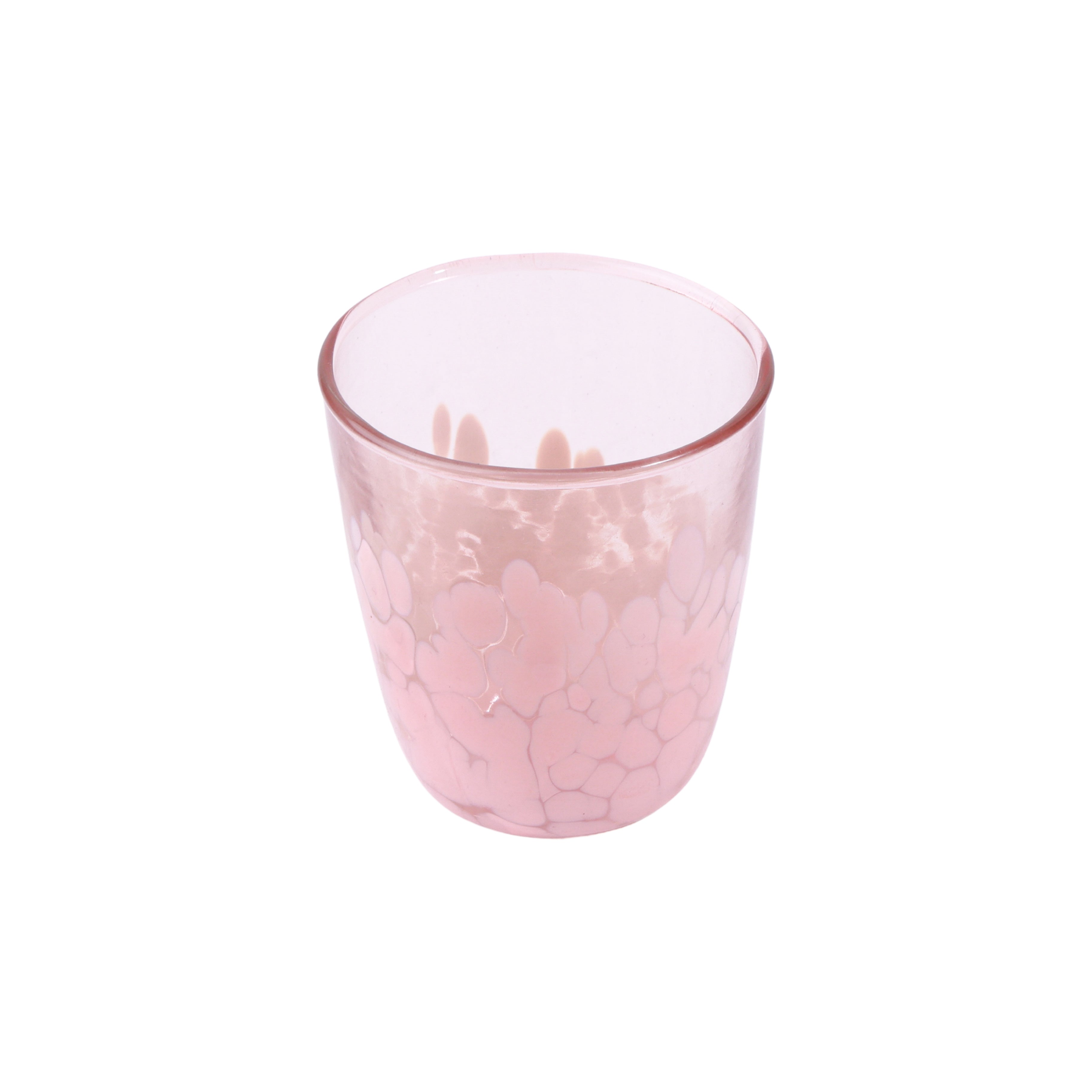 Hazel drinking glass pink