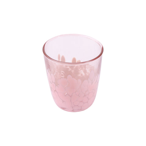 Hazel drinking glass pink