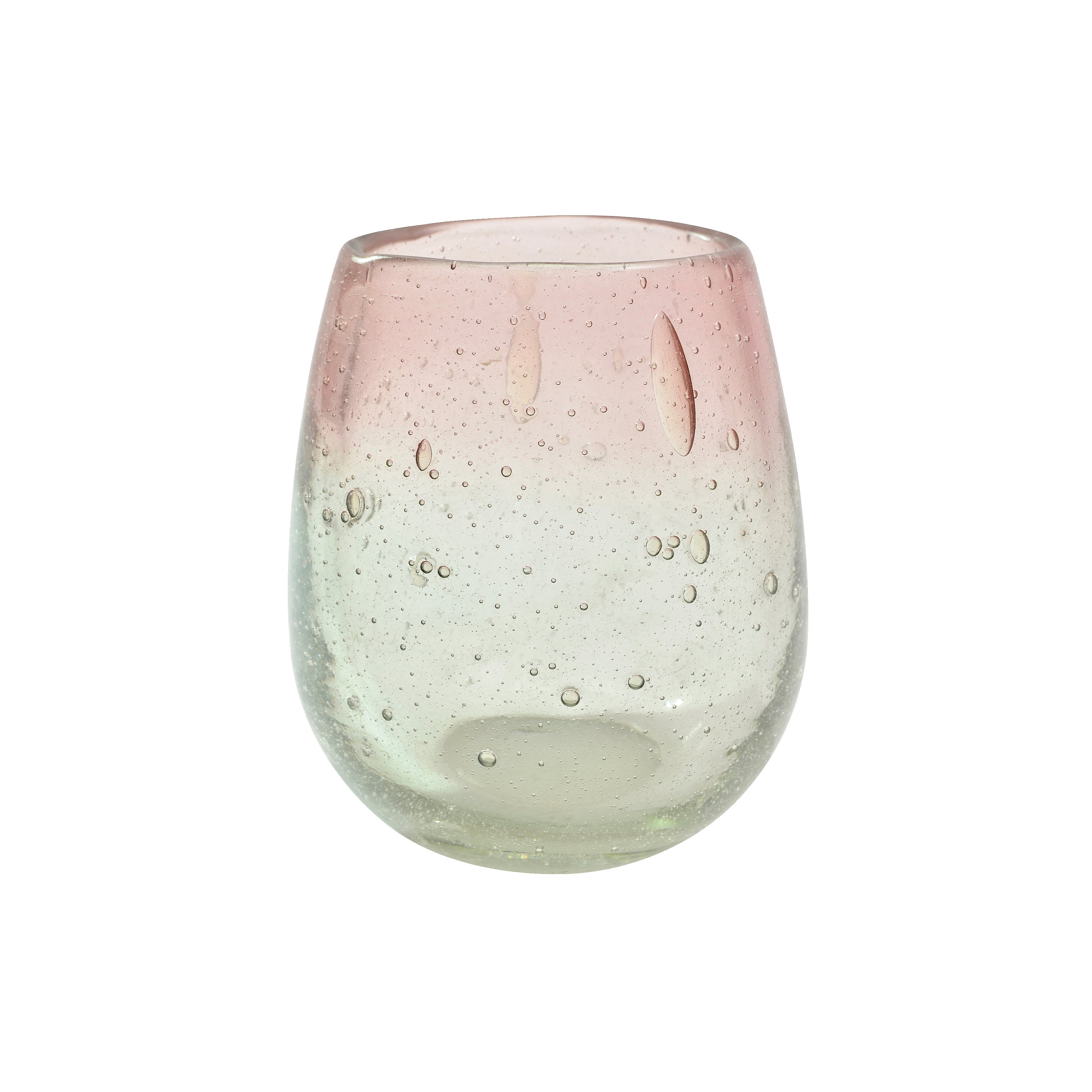 Rosa drinking glass pink