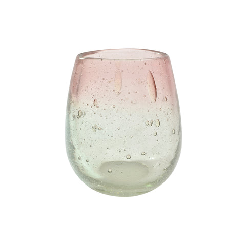 Rosa drinking glass pink