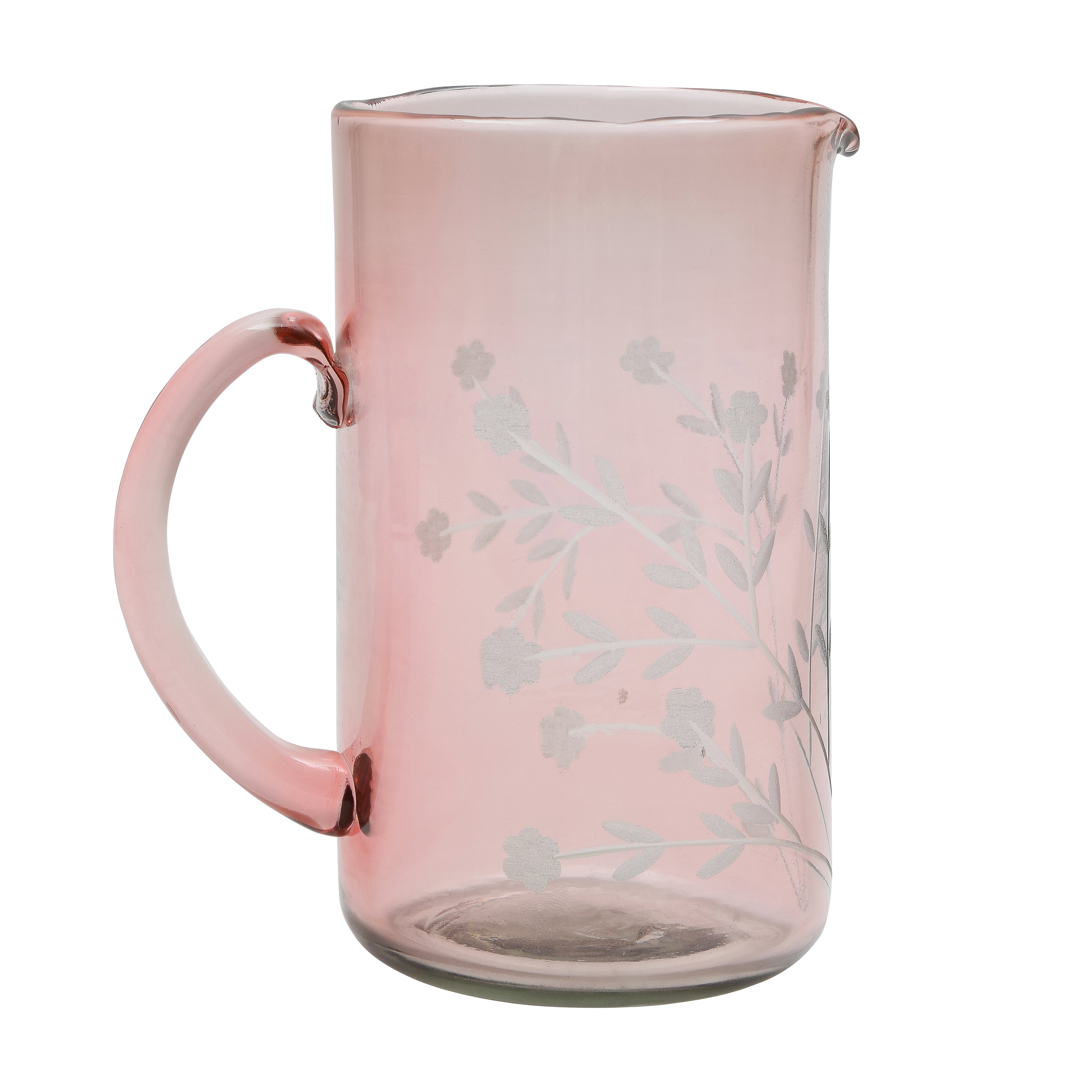 Flora jug pink