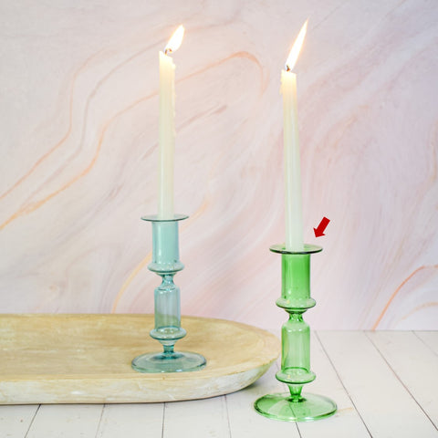 Vera candleholder green