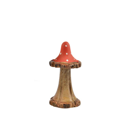 Alora wooden mushroom orange S