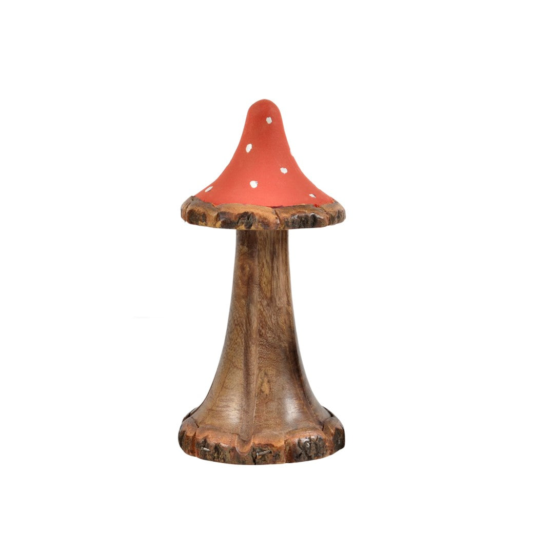 Alora wooden mushroom orange L