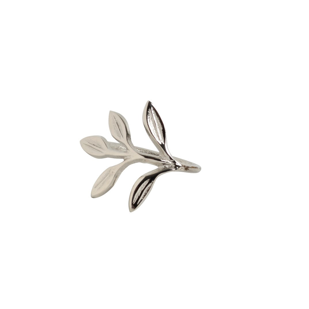 Myra twig napking ring s/4 silver