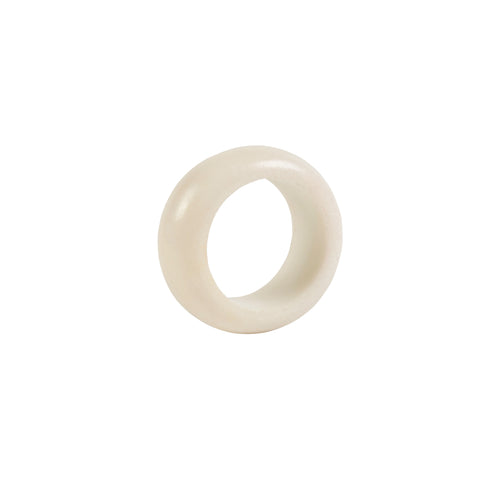 Myra marble napkin ring s/4