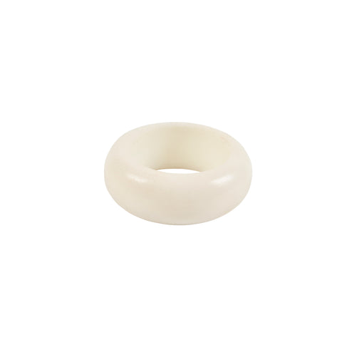 Myra marble napkin ring s/4