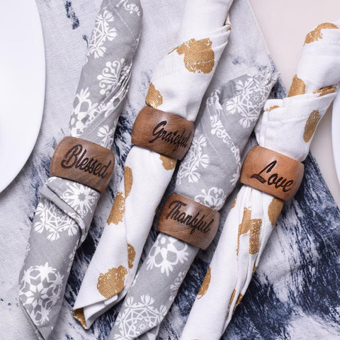 Myra festive napkin ring S/4
