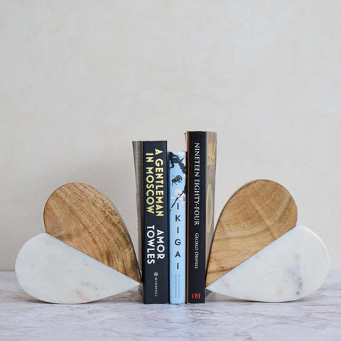 Zara heart book ends