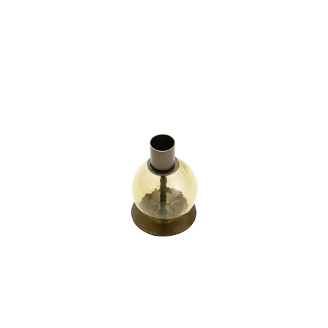 Kefi round candleholder olive