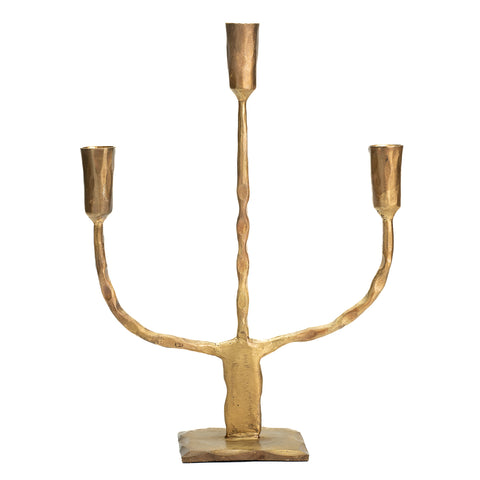 Inej candelabra gold