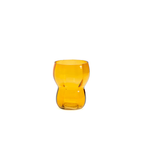 Evara drinking glass yellow S