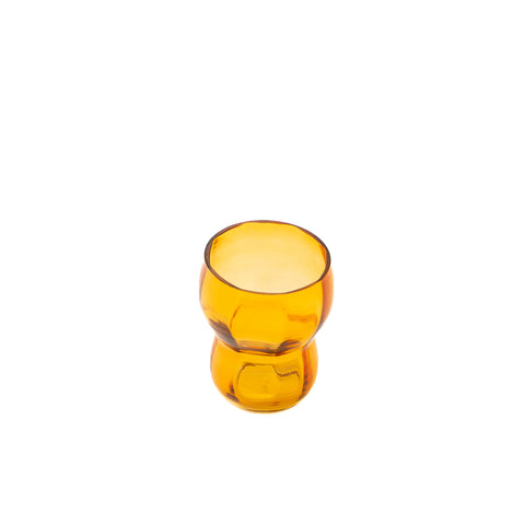 Evara drinking glass yellow S