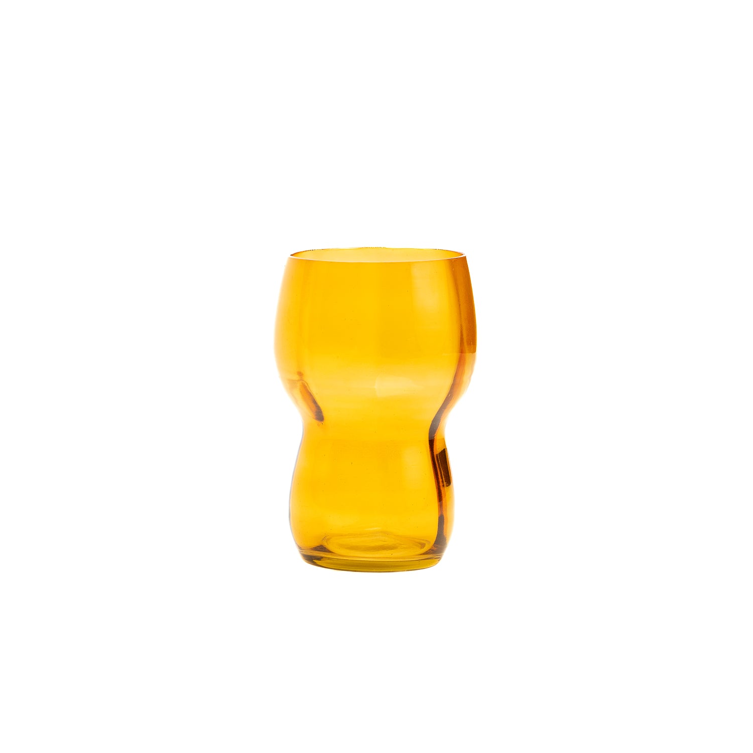 Evara drinking glass yellow L