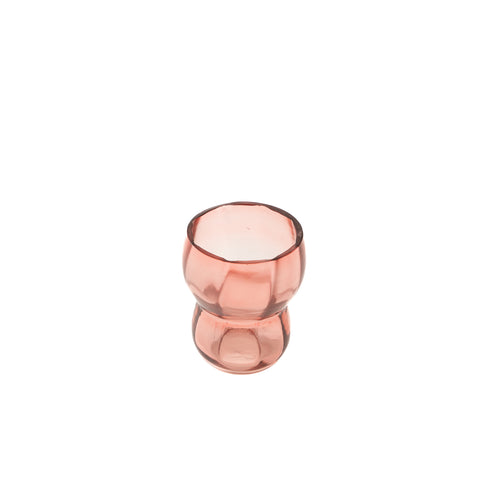 Evara drinking glass peach S