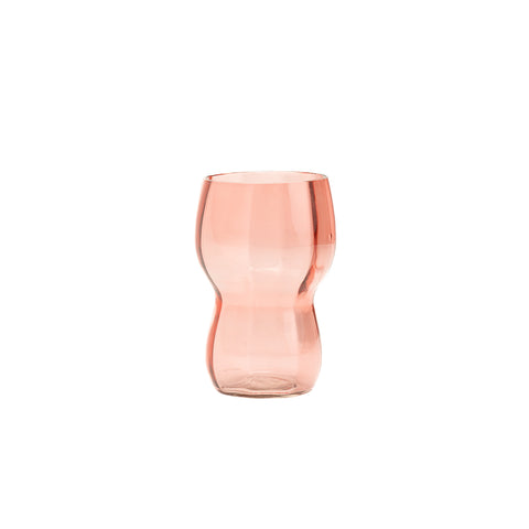 Evara drinking glass peach L