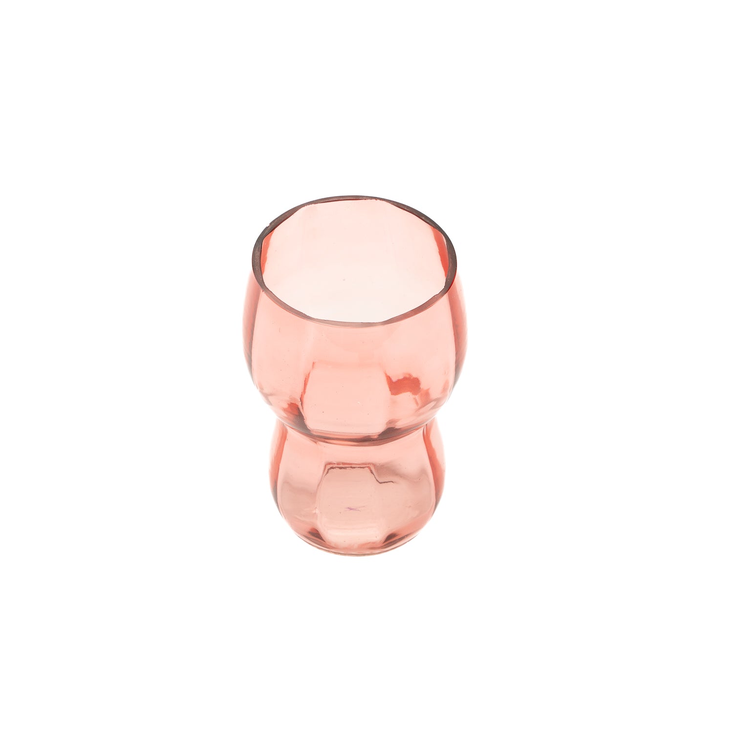 Evara drinking glass peach L