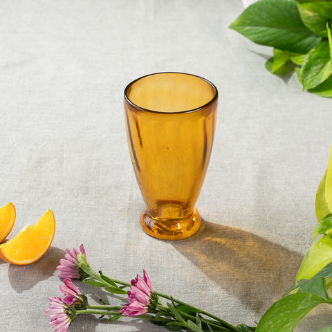 Sansa drinking glass yellow L