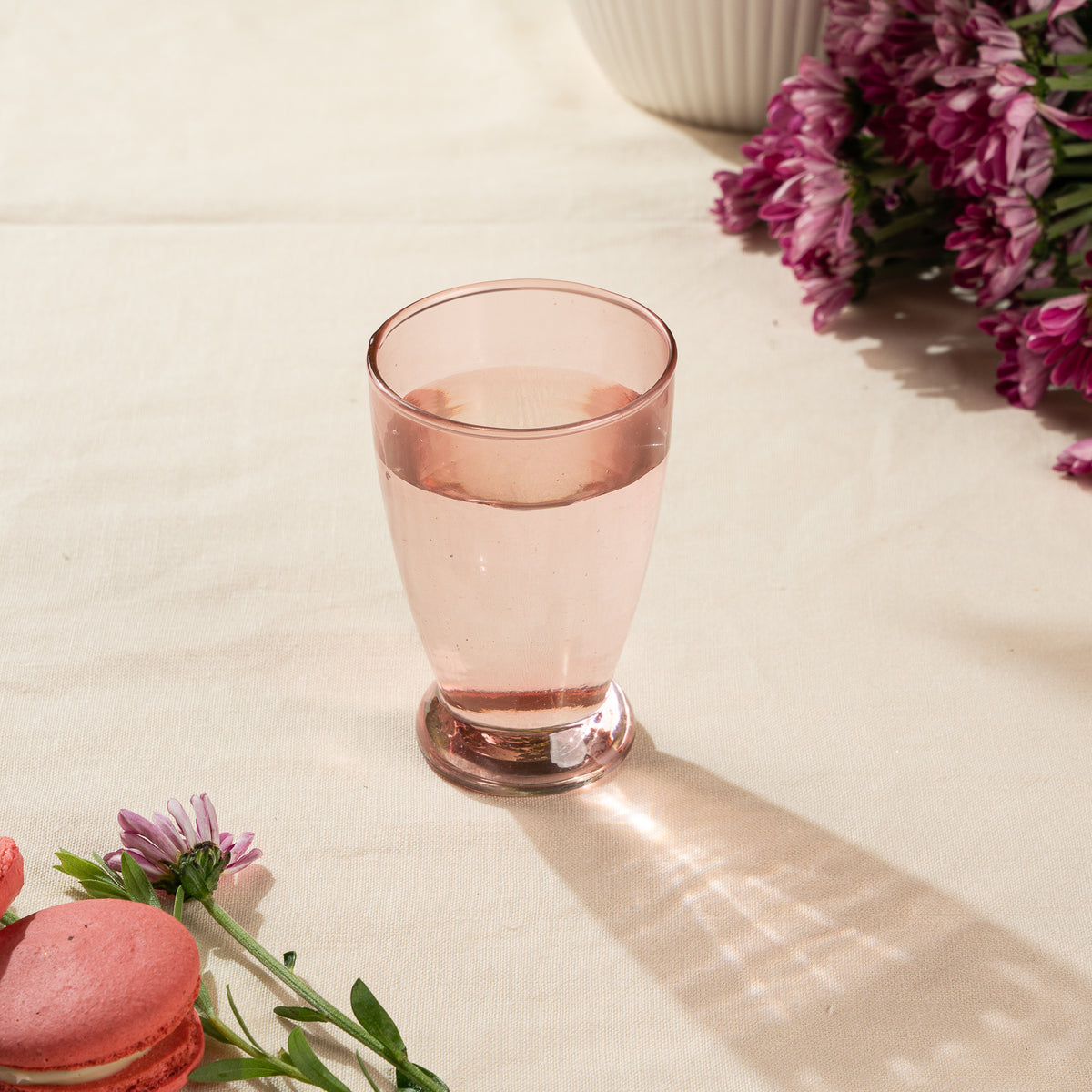 Sansa drinking glass pink L
