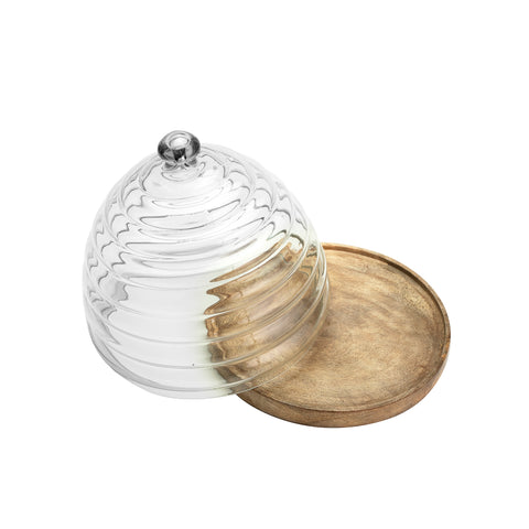 Irene fluted cake dome