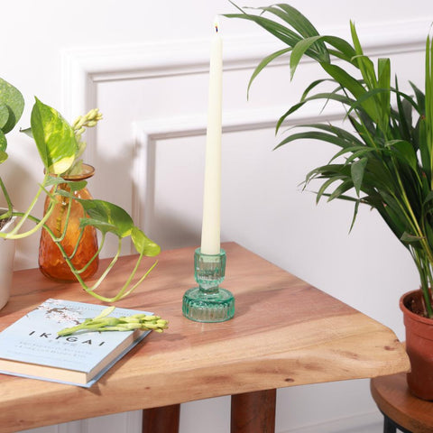 Mira Candleholder A Blue