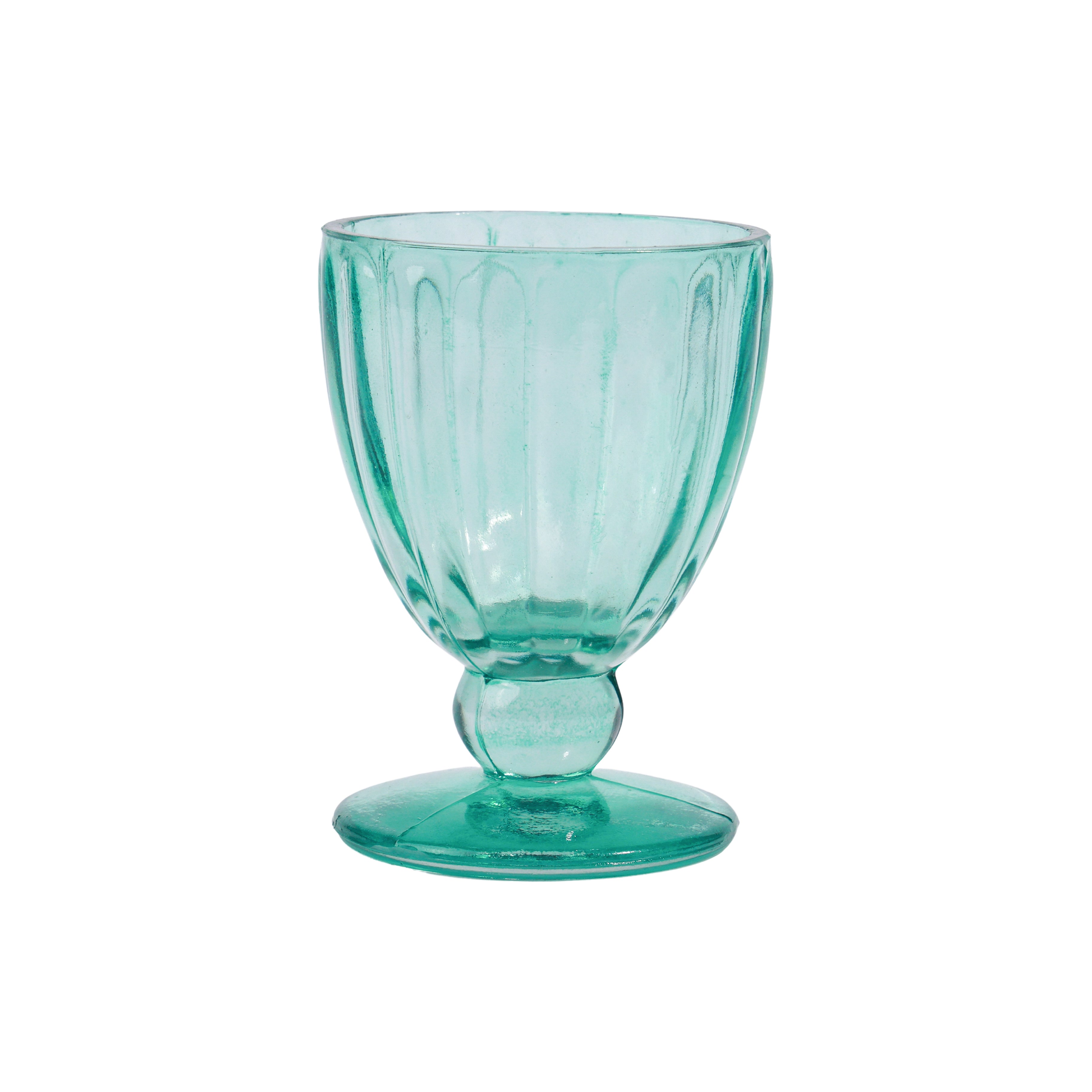 Poppy Wine Glass Blue