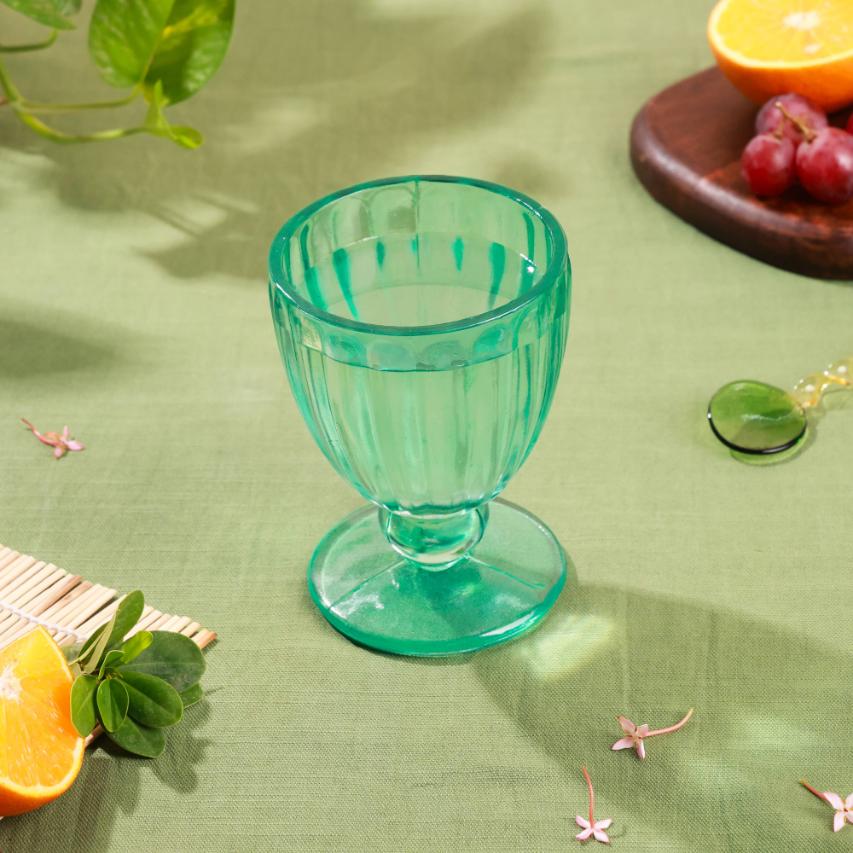 Poppy Wine Glass Blue