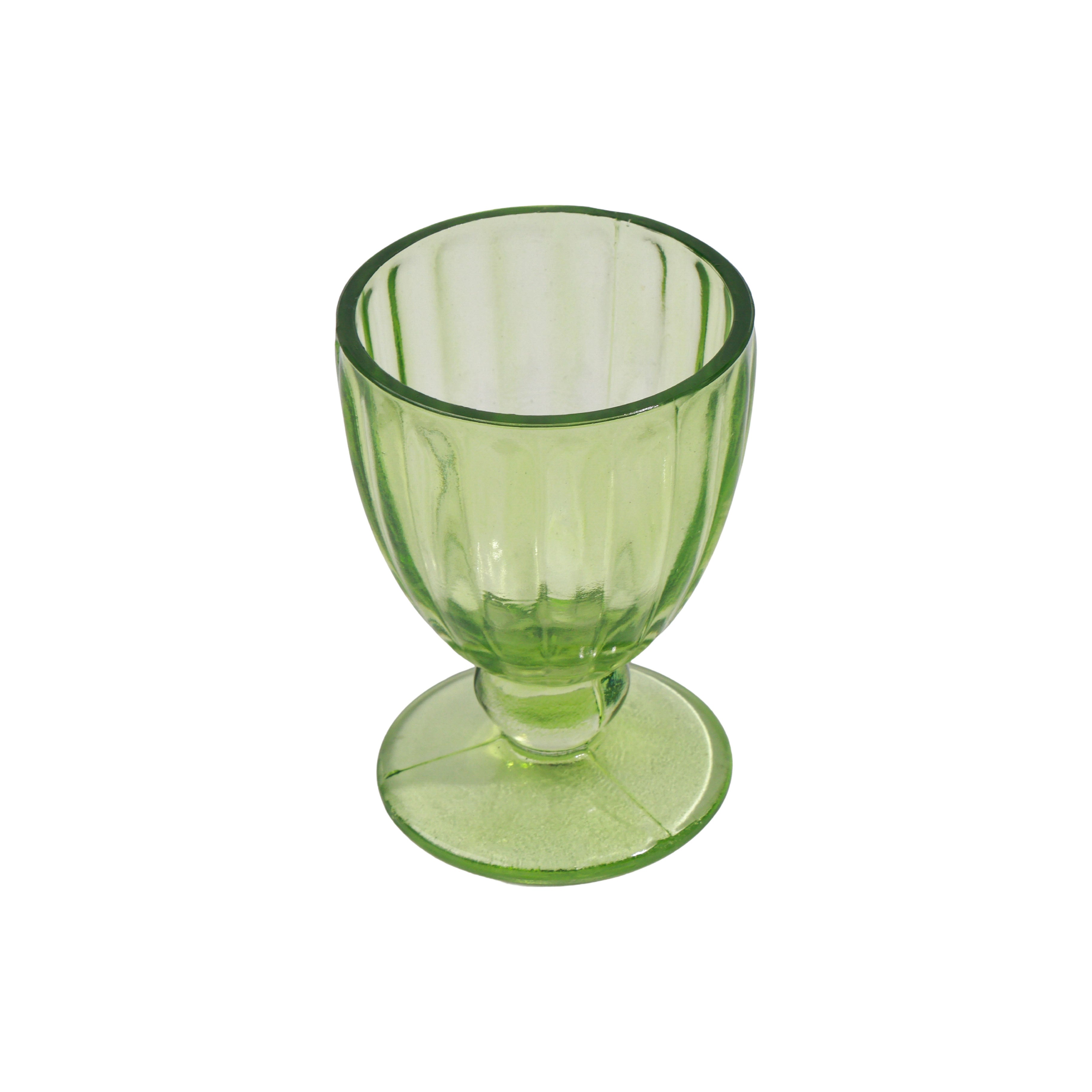 Poppy Wine Glass Green