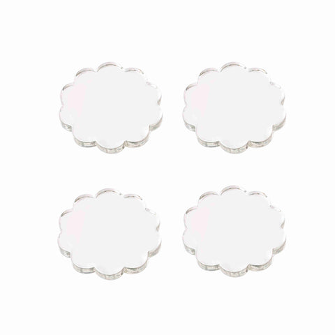 Daisy Coaster Clear S/4
