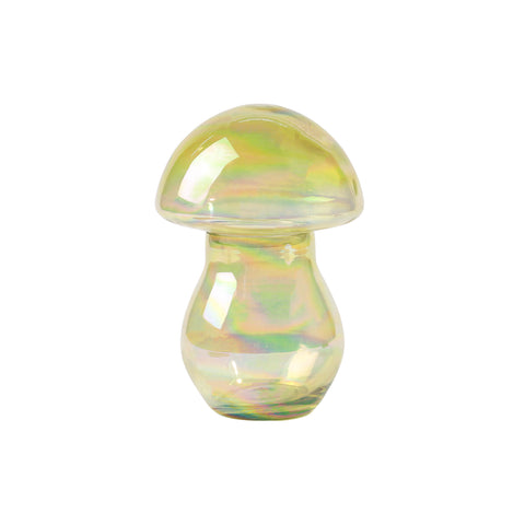 Alora Mushroom Candleholder/Jar Green L