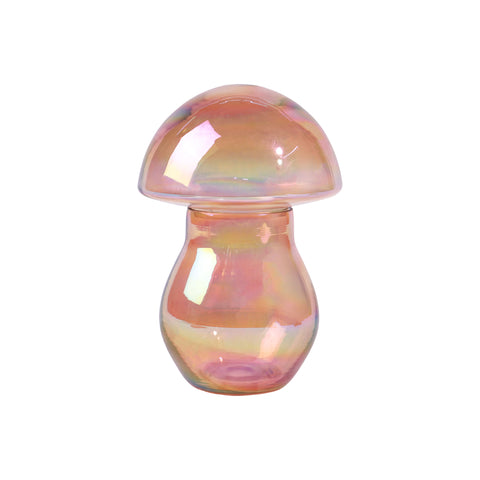 Alora Mushroom Candleholder/Jar Peach S