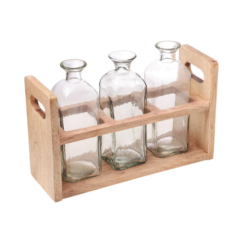 Dahlia Bottle Vase Set