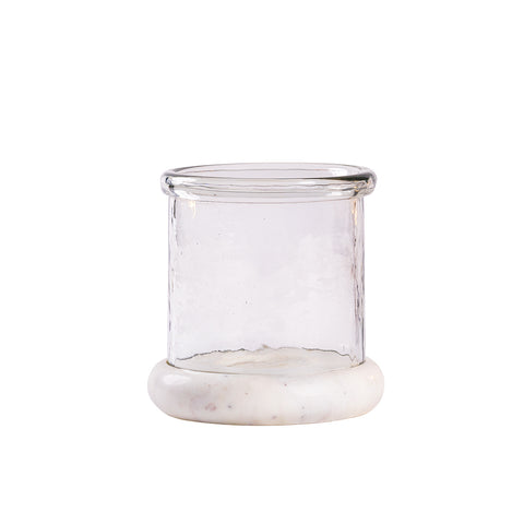 Esme Marble Glass Candleholder S