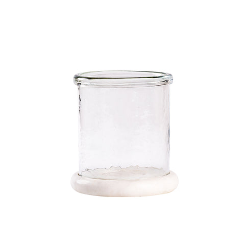 Esme Marble Glass Candleholder L