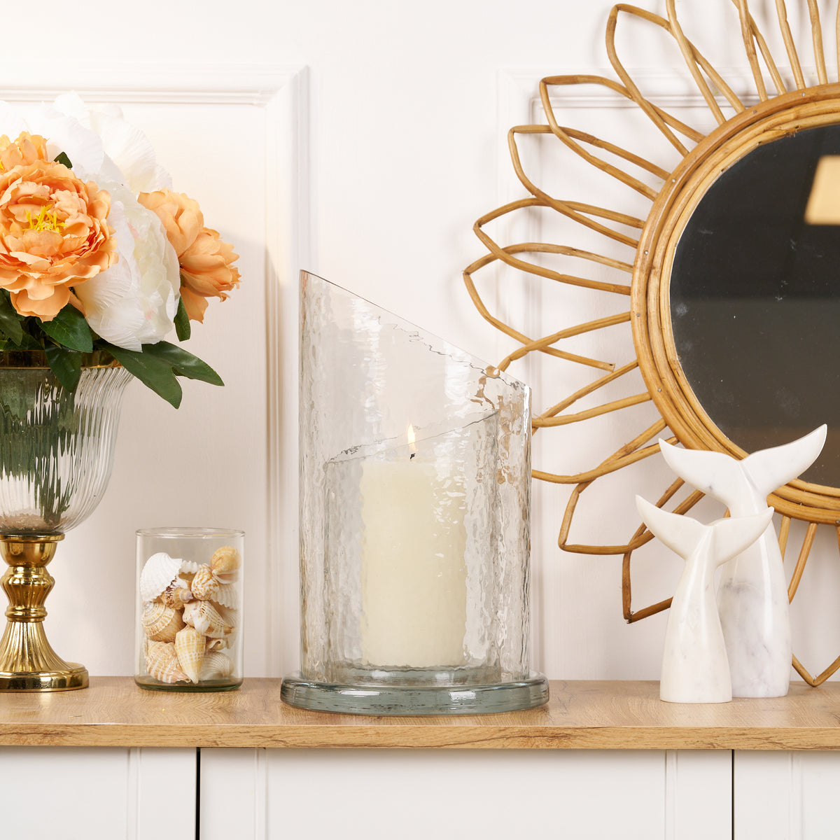 Esme Glass Candleholder S