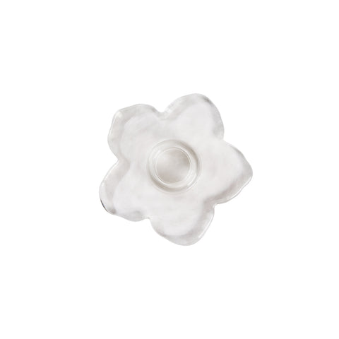 Daisy Candleholder Clear