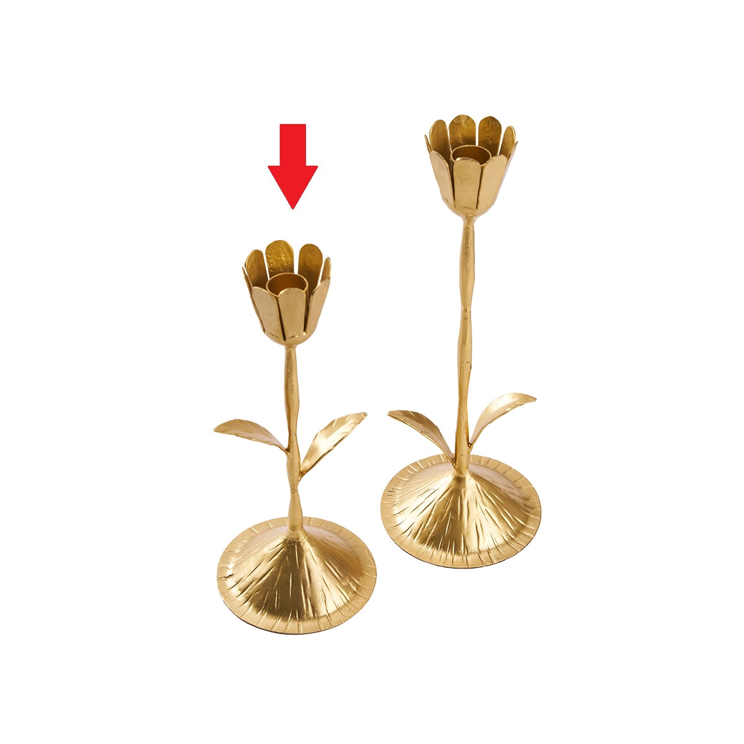 Tulip Metal Candleholder S
