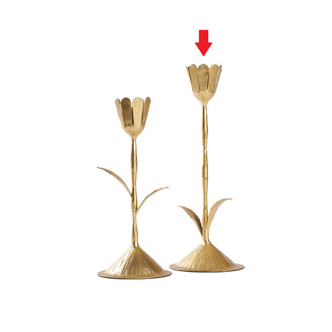 Tulip Metal Candleholder L