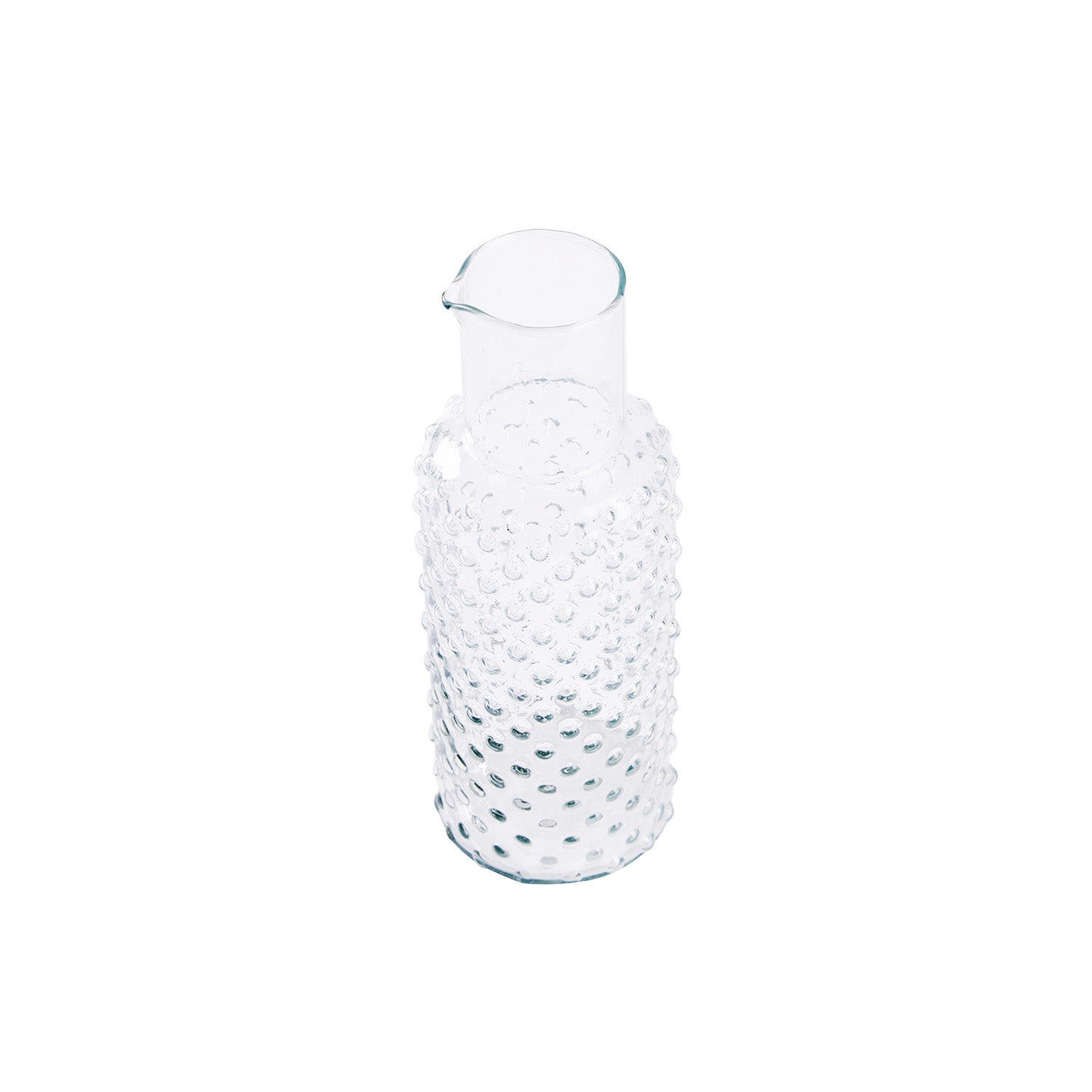 Aria Ribbed Carafe and glass set Clear