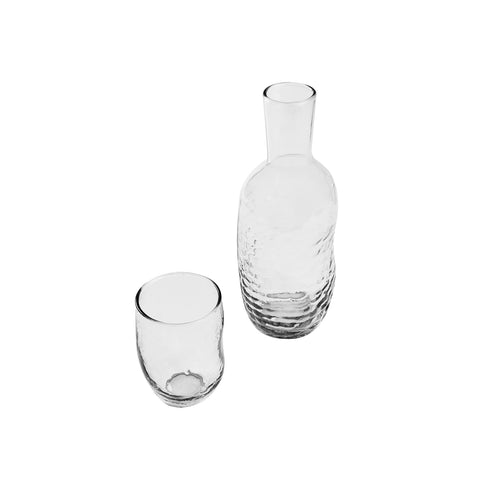 Aria Carafe and glass set Clear