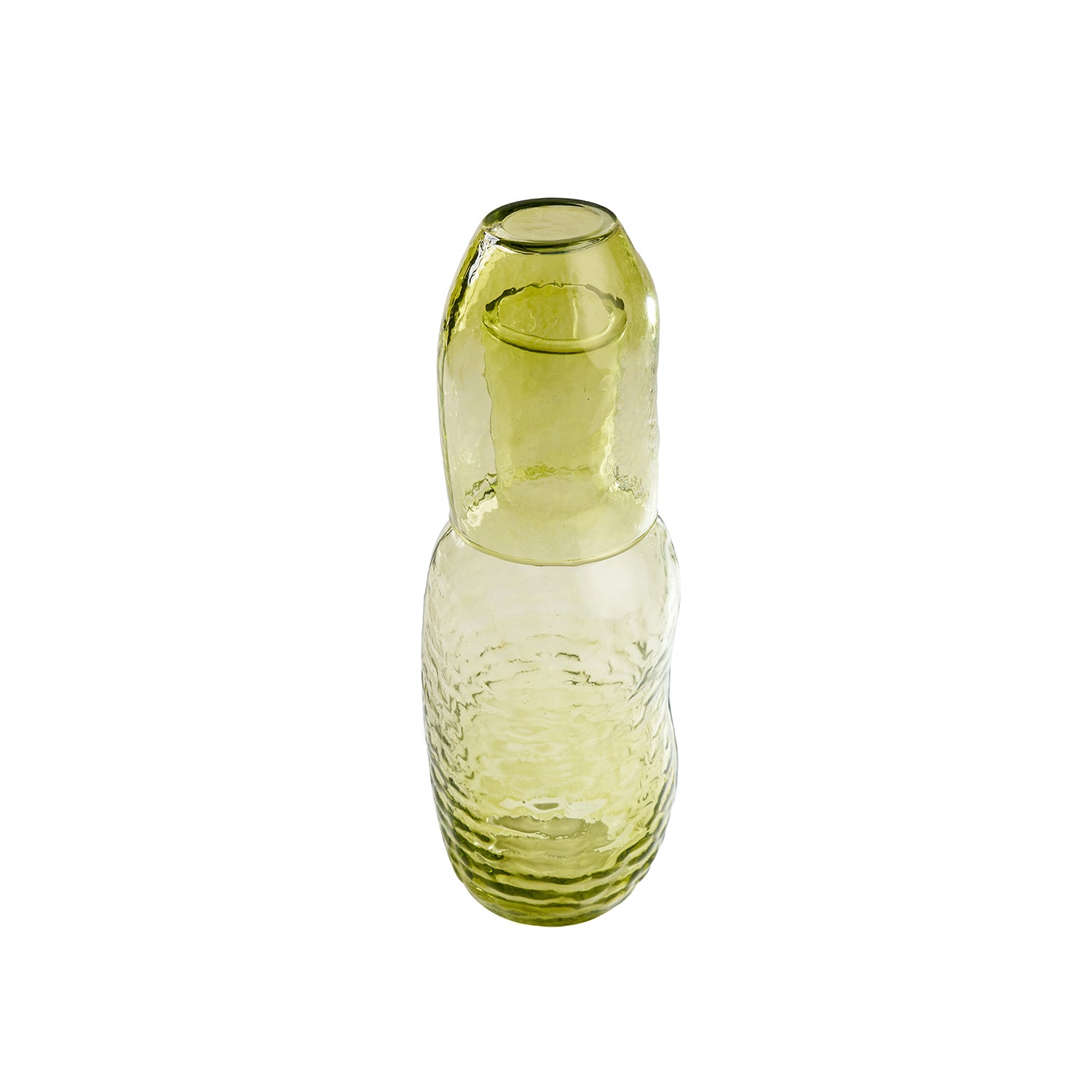 Aria Carafe and glass set Green