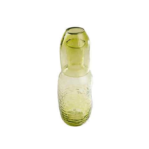 Aria Carafe and glass set Green