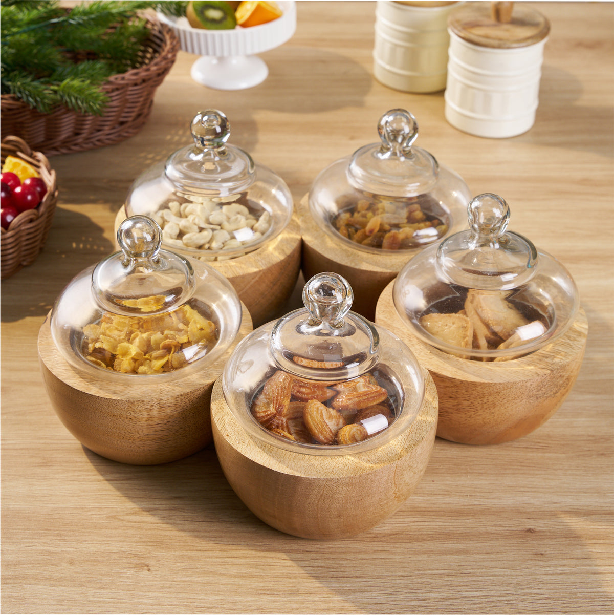 Dahlia 5 Bowl Set