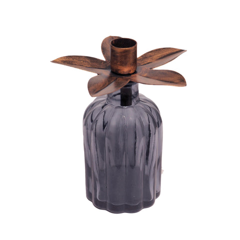 Clara Candleholder Grey