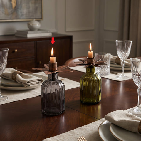 Clara Candleholder Grey