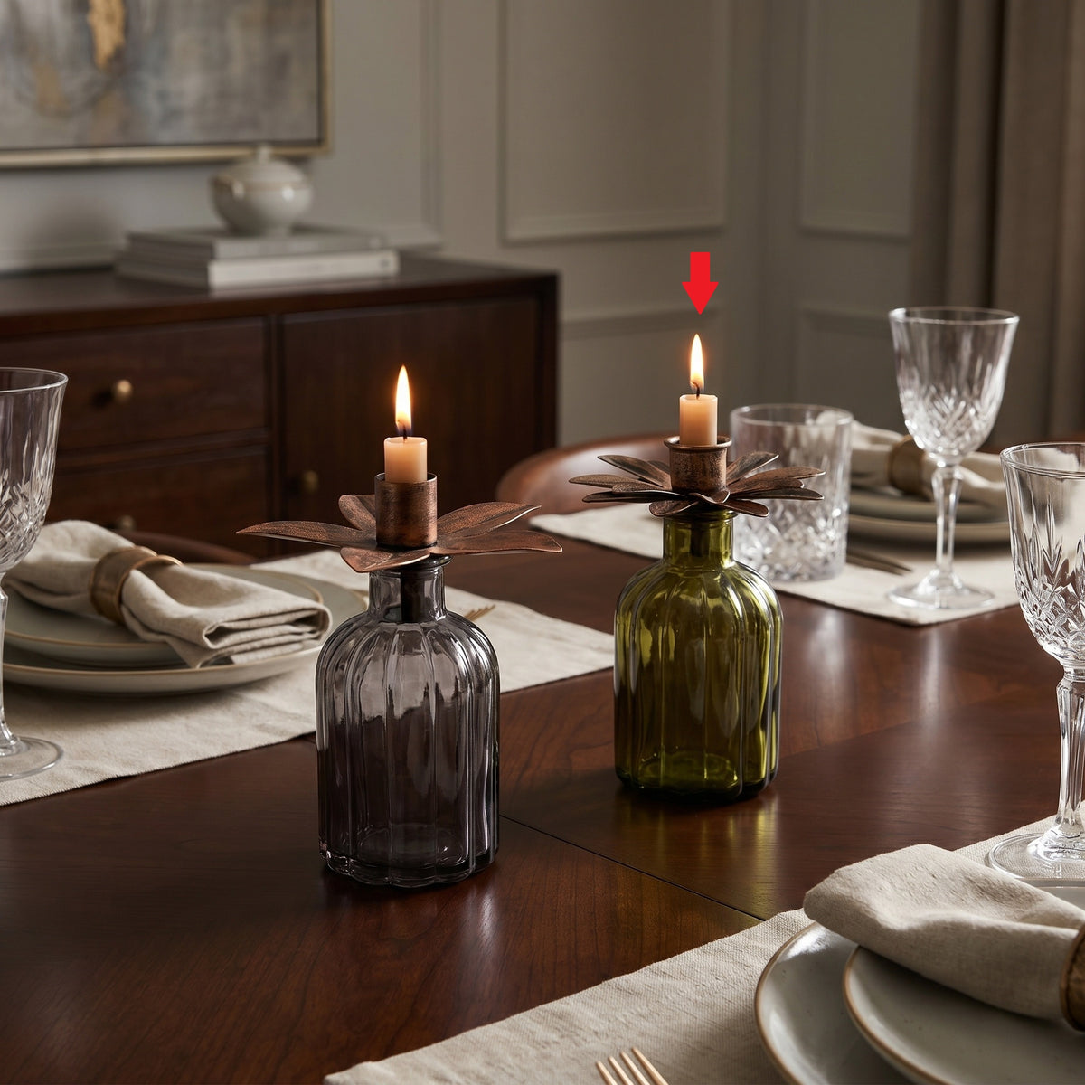 Clara Candleholder Green